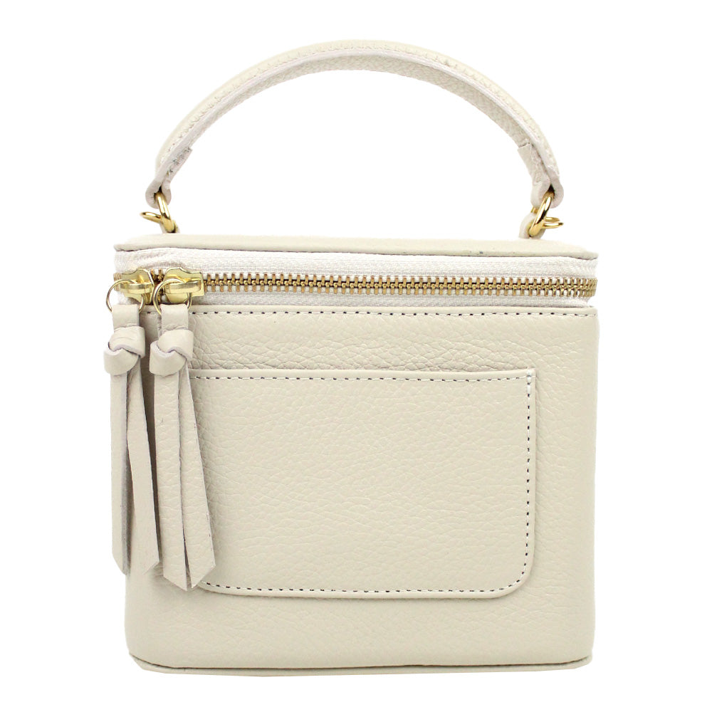 Bolsa Alba Off White Liso Pronta Entrega