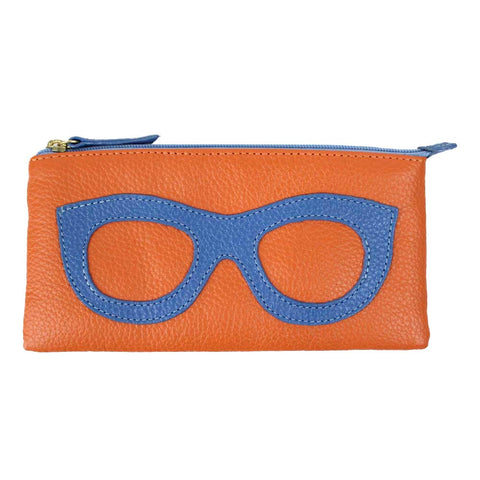 Porta Óculos Lunettes Tangerina Liso com Beach Pronta Entrega