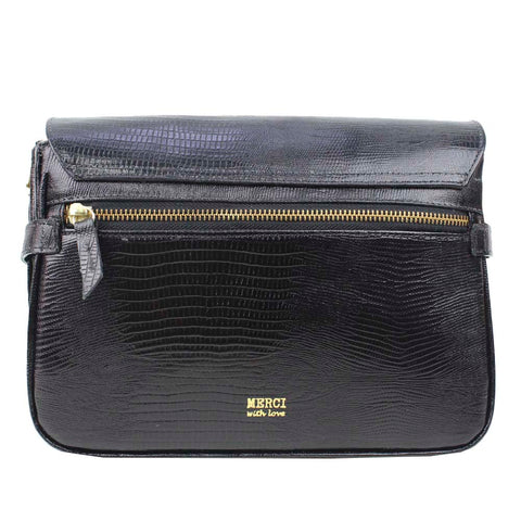 Bolsa Adele Preto Paris Pronta Entrega