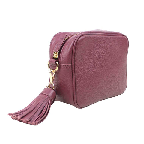 Bolsa Laure Burgundy Liso Pronta Entrega