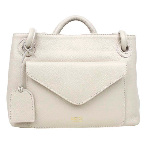 Bolsa Olivia Off White Liso Pronta Entrega