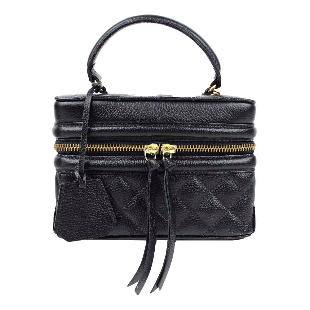 Bolsa Ivy Matelasse Preto Liso Pronta Entrega