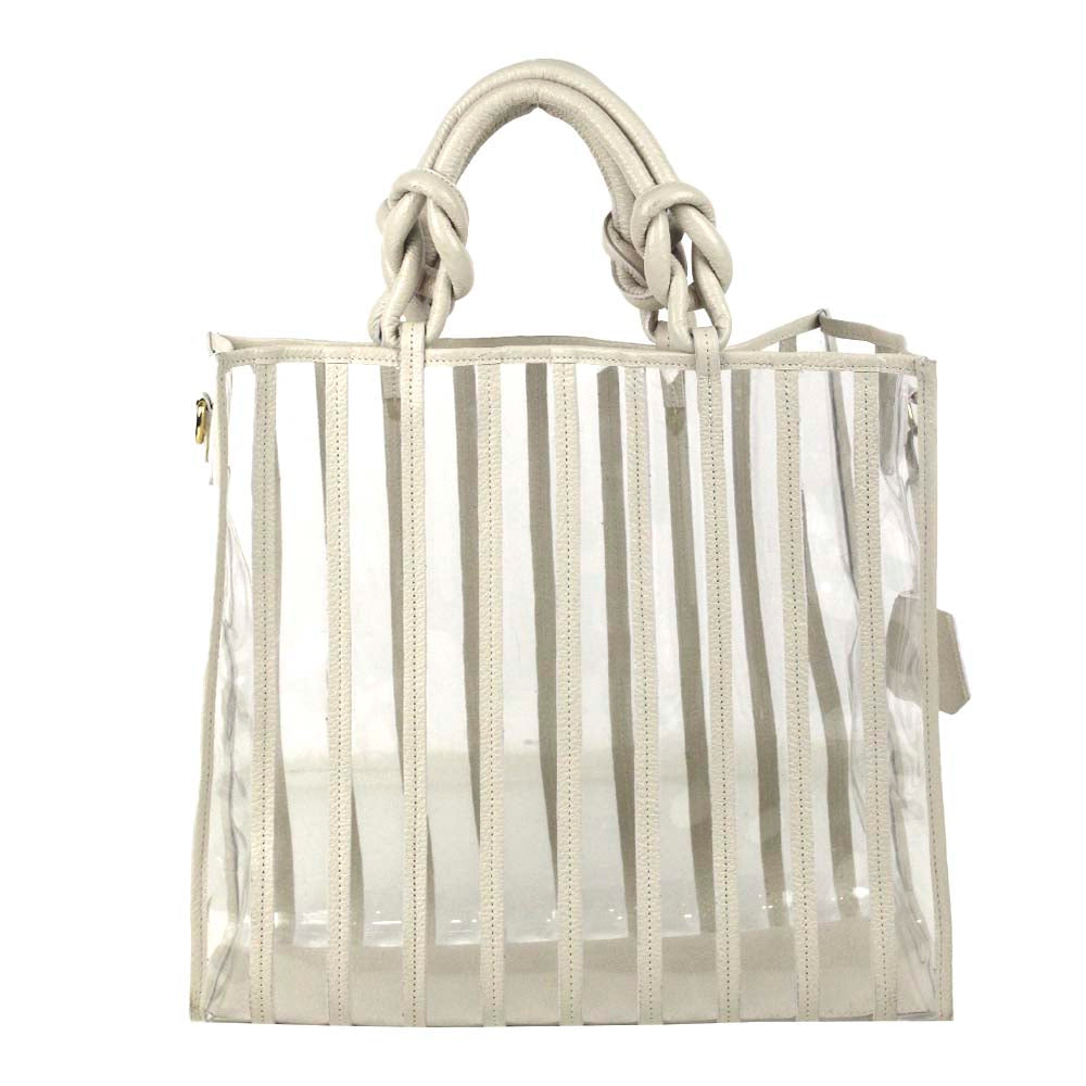 Bolsa Raquel G Off White Liso Pronta Entrega