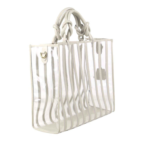 Bolsa Raquel G Off White Liso Pronta Entrega