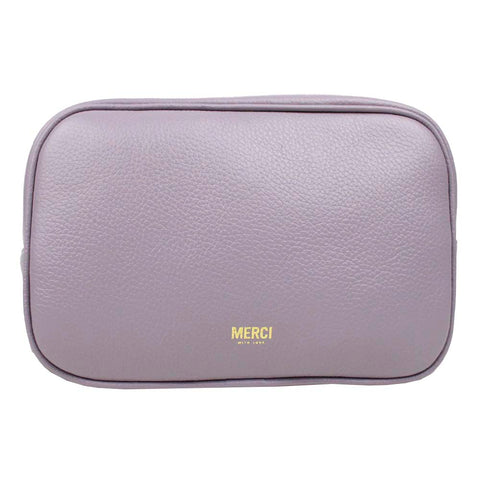 Necessaire Anne Beach Girafinha Lilás Liso com Menta Liso Pronta Entrega