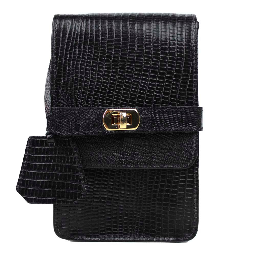 Bolsa Adele Pocket Alça corrente Preto Paris Pronta Entrega