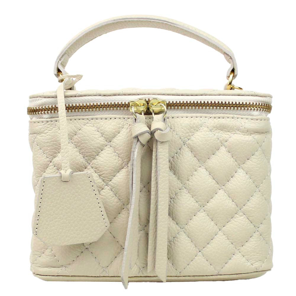 Bolsa Beatrice Off White Liso Pronta Entrega