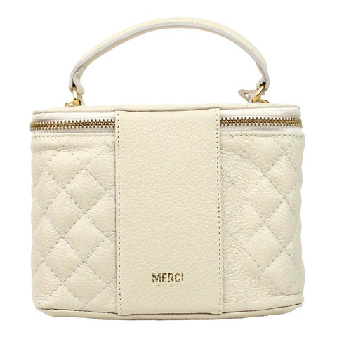 Bolsa Beatrice Off White Liso Pronta Entrega