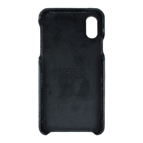 Case iPhone XS Max Com Porta Cartão Preto Liso Pronta Entrega