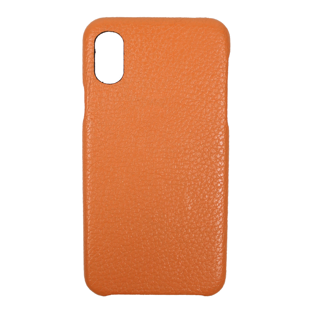 Case iPhone X e XS Tangerina Liso Pronta Entrega