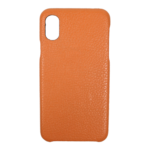 Case iPhone X e XS Tangerina Liso Pronta Entrega