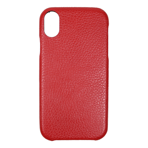 Case iPhone X e XS Vermelho Liso Pronta Entrega