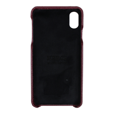 Case iPhone XS Max Burgundy Liso Pronta Entrega