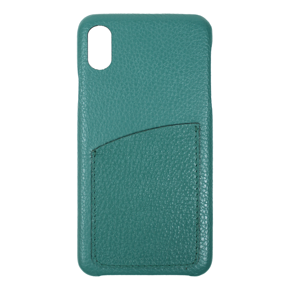 Case iPhone XS Max Com Porta Cartão Esmeralda Pronta Entrega