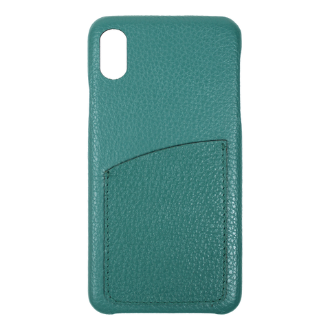 Case iPhone XS Max Com Porta Cartão Esmeralda Pronta Entrega