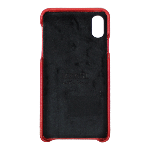 Case iPhone XS Max Vermelho Liso Pronta Entrega