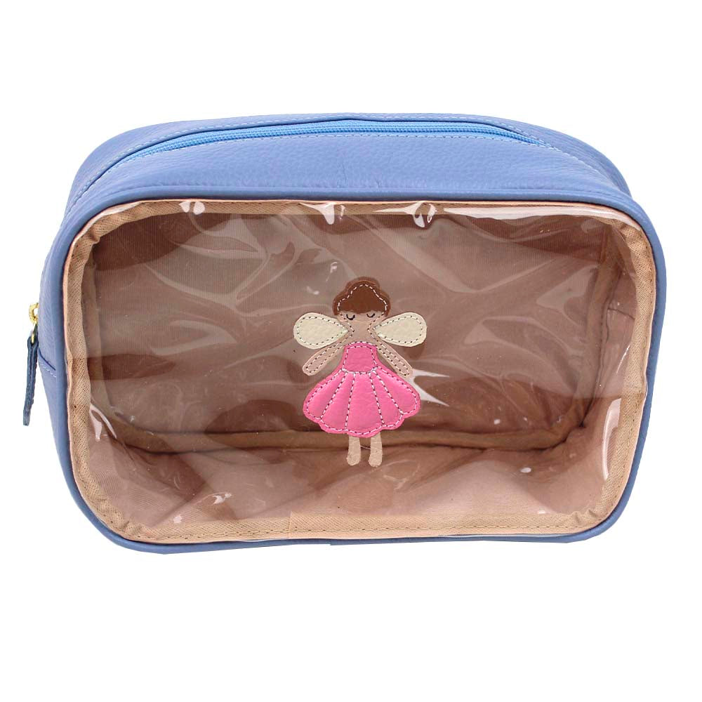 Necessaire Anne Beach Fadinha Sky com Rosa Orquídea Pronta Entrega