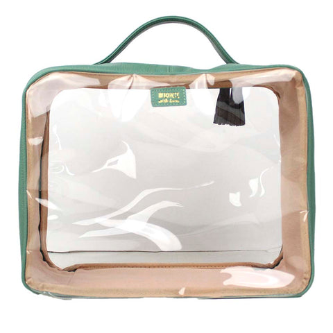 Necessaire Crystal G Jade Com Oceano Pronta Entrega