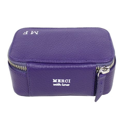 Porta Joias Mini Helena Purple Pronta Entrega